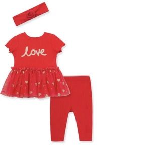 Little Me Love Me Tutu Outfit - 3 Piece